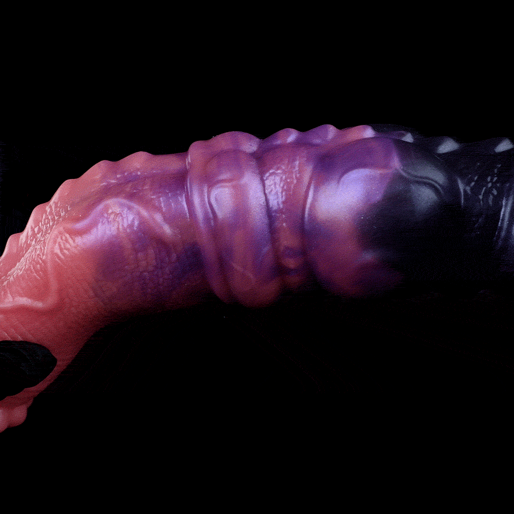 🎪 Coral Dusk Stallion Dual-Layer Horse Dildo | Fantasy Toy