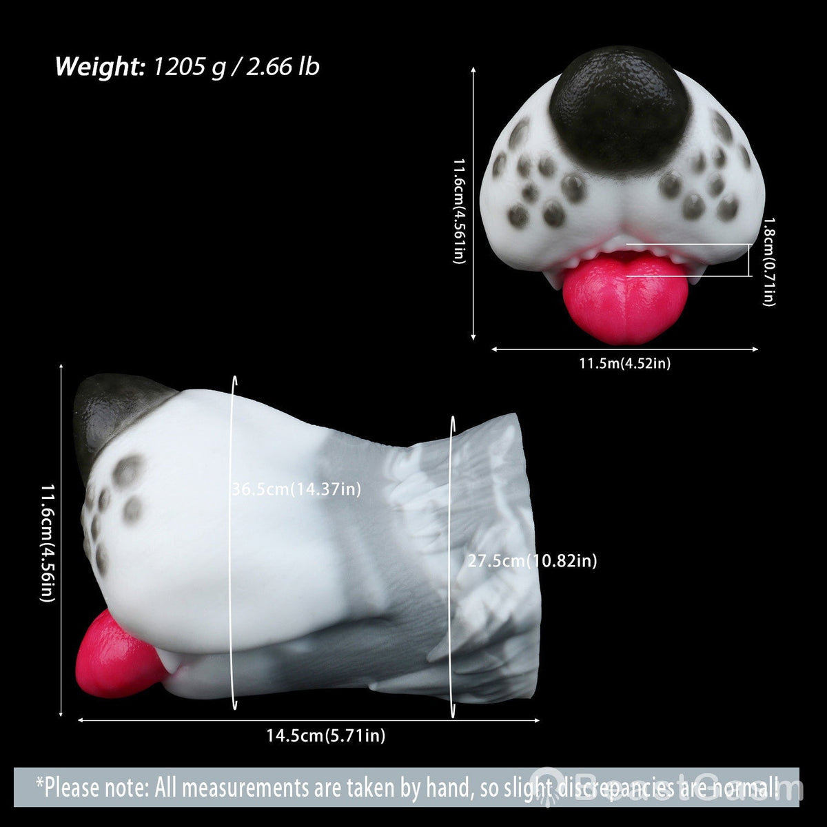 🐶 Dalmatian Dog Mouth Fantasy Pocket Pussy - BeastGasm