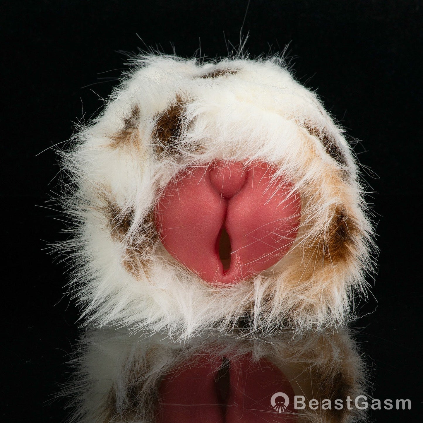 🐶 Dalmatian Fur Pocket Pussy | Removable Plush Male Masturbator - BeastGasm