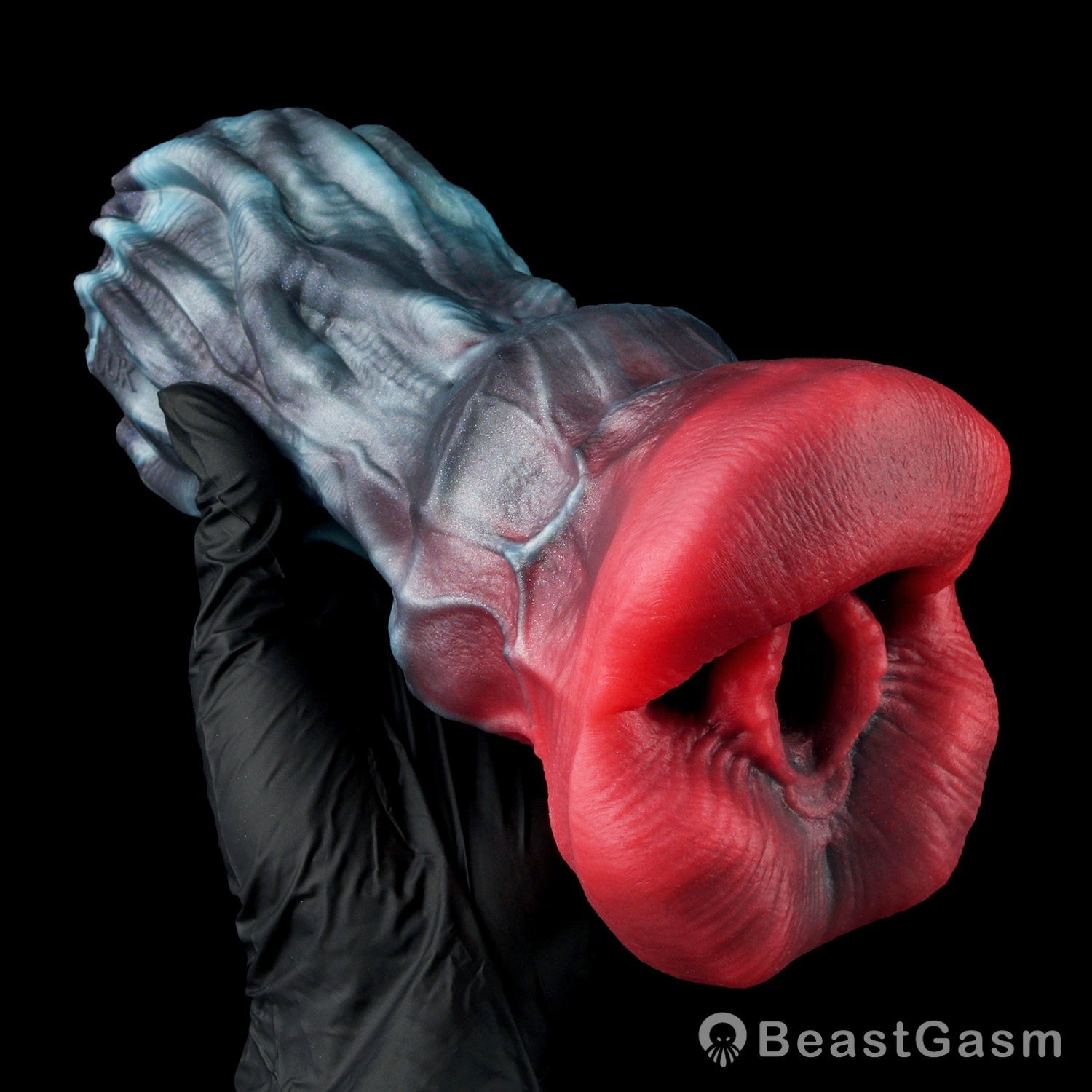 💋 Dark Banshee's Kiss: Realistic Lips Suction Stroker - BeastGasm