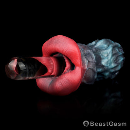 💋 Dark Banshee's Kiss: Realistic Lips Suction Stroker - BeastGasm