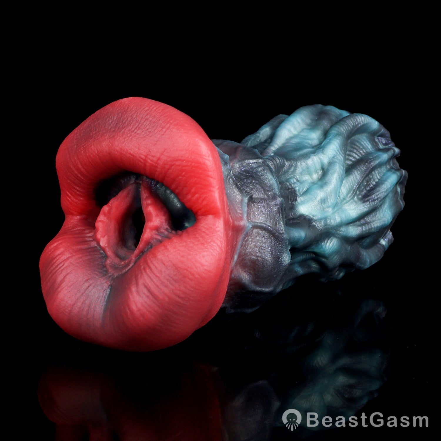 💋 Dark Banshee's Kiss: Realistic Lips Suction Stroker - BeastGasm