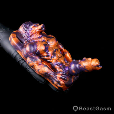 🐺 Dark Flame Wolf Lord: Wearable Fantasy Beast Grinder - BeastGasm