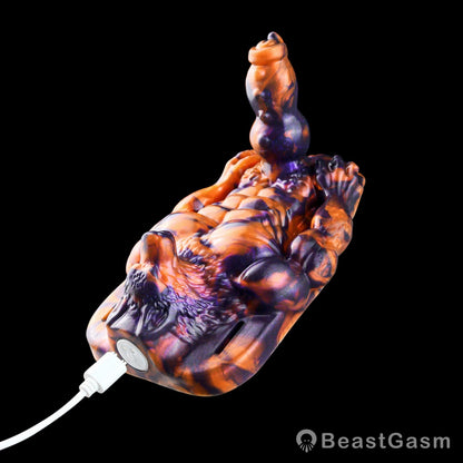 🐺 Dark Flame Wolf Lord: Wearable Fantasy Beast Grinder - BeastGasm