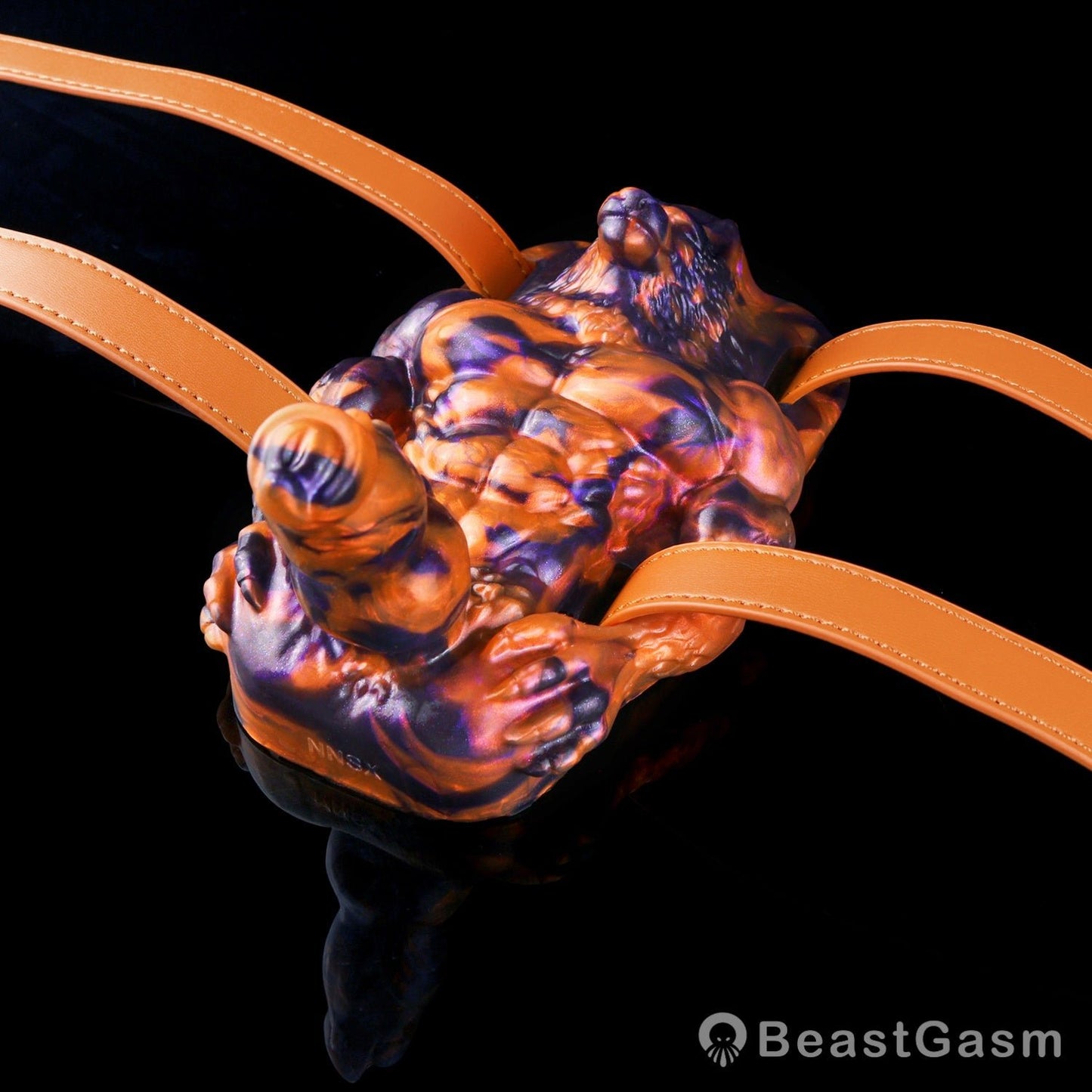 🐺 Dark Flame Wolf Lord: Wearable Fantasy Beast Grinder - BeastGasm