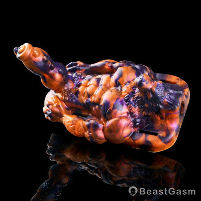 🐺 Dark Flame Wolf Lord: Wearable Fantasy Beast Grinder - BeastGasm