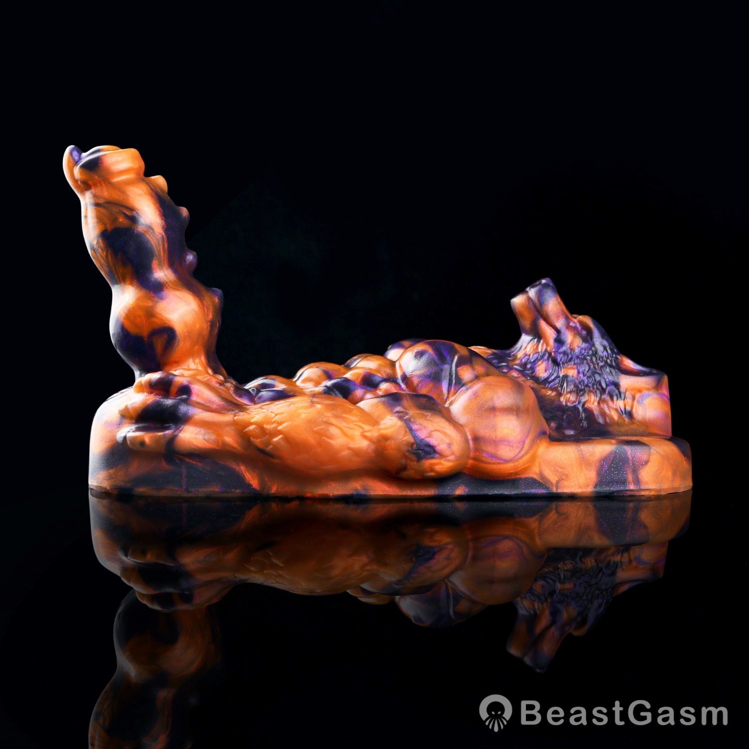 🐺 Dark Flame Wolf Lord: Wearable Fantasy Beast Grinder - BeastGasm
