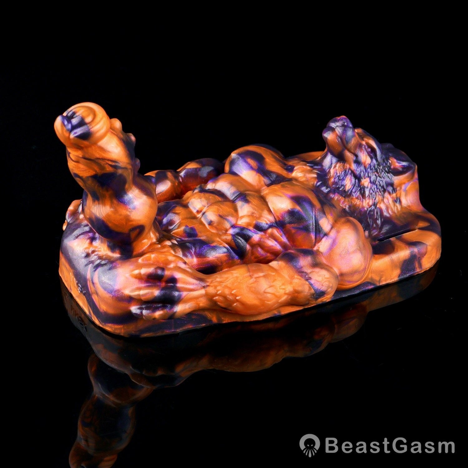 🐺 Dark Flame Wolf Lord: Wearable Fantasy Beast Grinder - BeastGasm