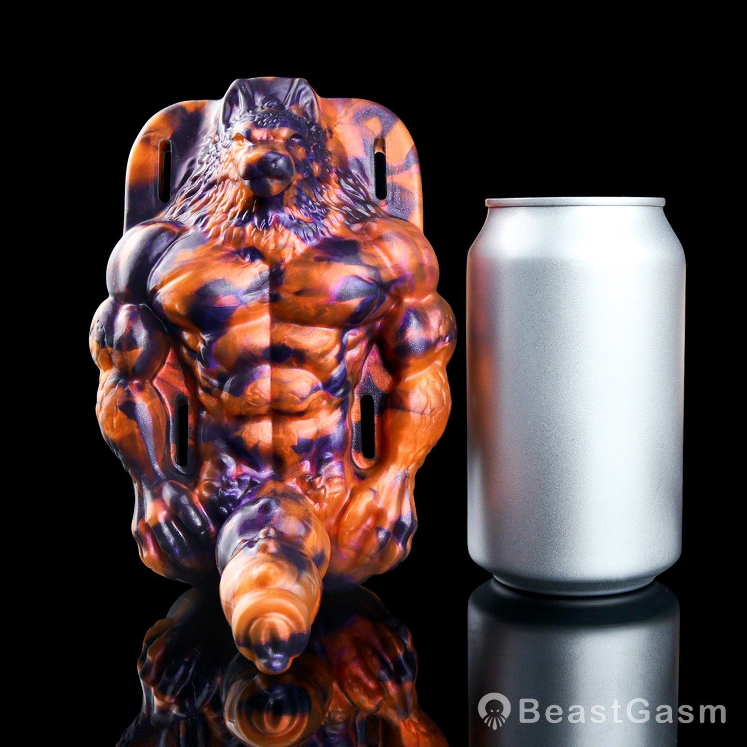 🐺 Dark Flame Wolf Lord: Wearable Fantasy Beast Grinder - BeastGasm