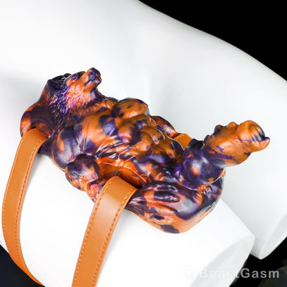 🐺 Dark Flame Wolf Lord: Wearable Fantasy Beast Grinder - BeastGasm