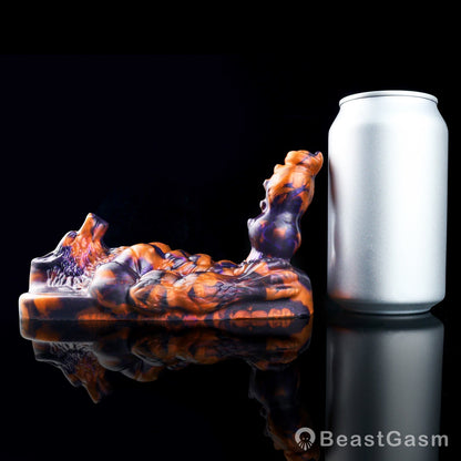 🐺 Dark Flame Wolf Lord: Wearable Fantasy Beast Grinder - BeastGasm