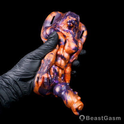 🐺 Dark Flame Wolf Lord: Wearable Fantasy Beast Grinder - BeastGasm