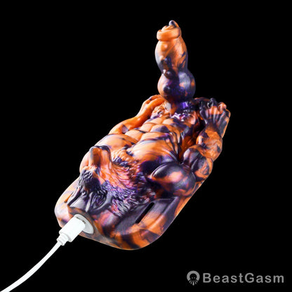 🐺 Dark Flame Wolf Lord: Wearable Fantasy Beast Grinder - BeastGasm