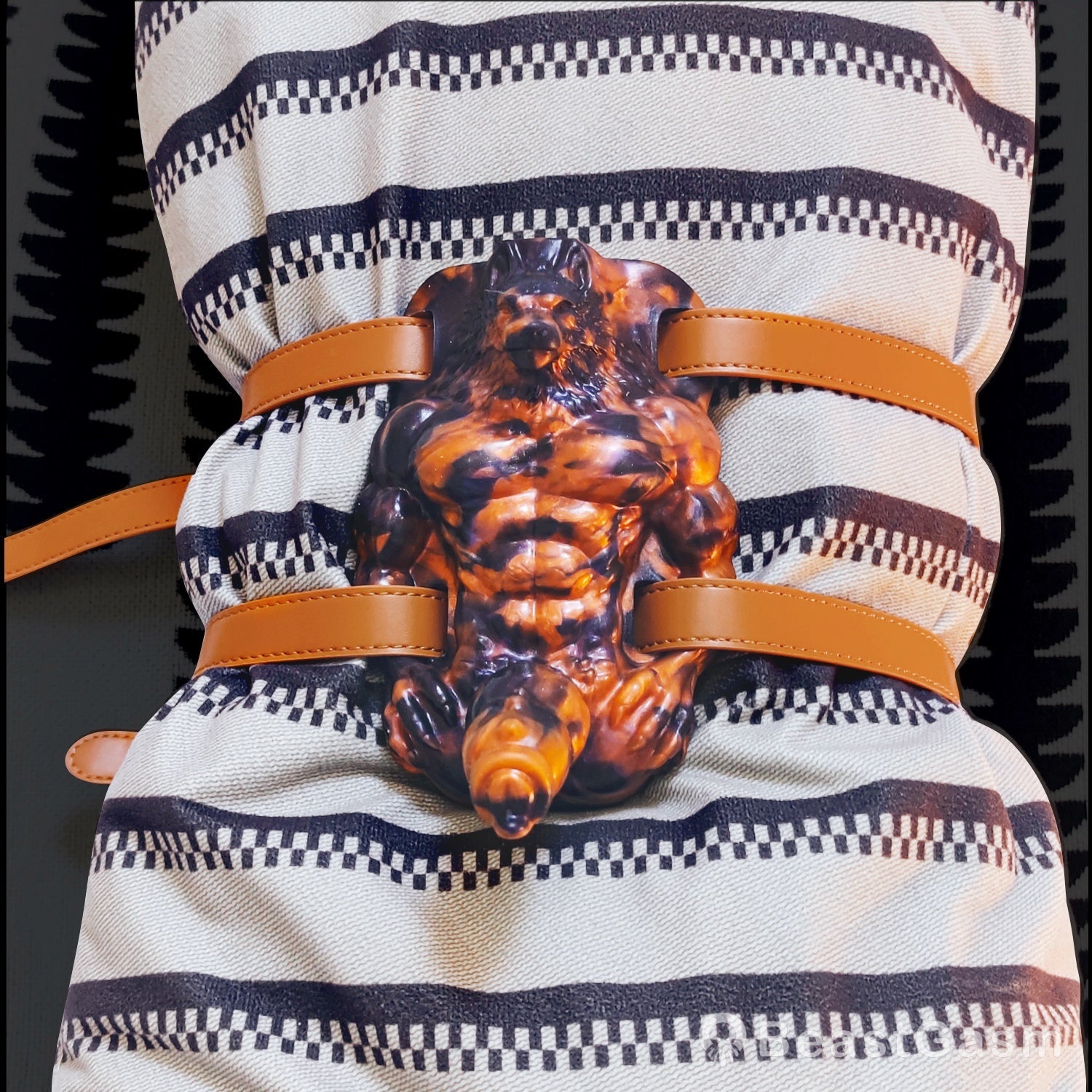 🐺 Dark Flame Wolf Lord: Wearable Fantasy Beast Grinder - BeastGasm