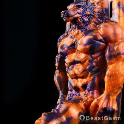 🐺 Dark Flame Wolf Lord: Wearable Fantasy Beast Grinder - BeastGasm