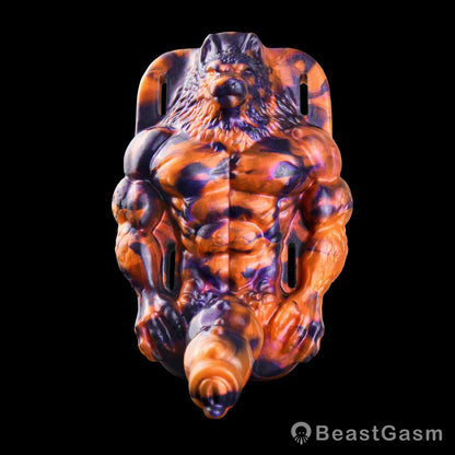 🐺 Dark Flame Wolf Lord: Wearable Fantasy Beast Grinder - BeastGasm