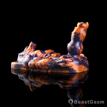 🐺 Dark Flame Wolf Lord: Wearable Fantasy Beast Grinder - BeastGasm