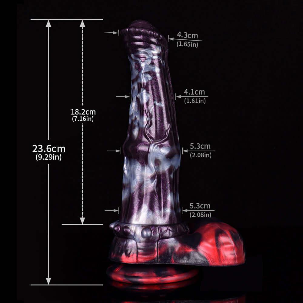 🐴 Dark Ice Monster Dildo Nykur – Fantasy Water Horse - BeastGasm