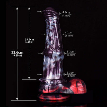 🐴 Dark Ice Monster Dildo Nykur – Fantasy Water Horse - BeastGasm