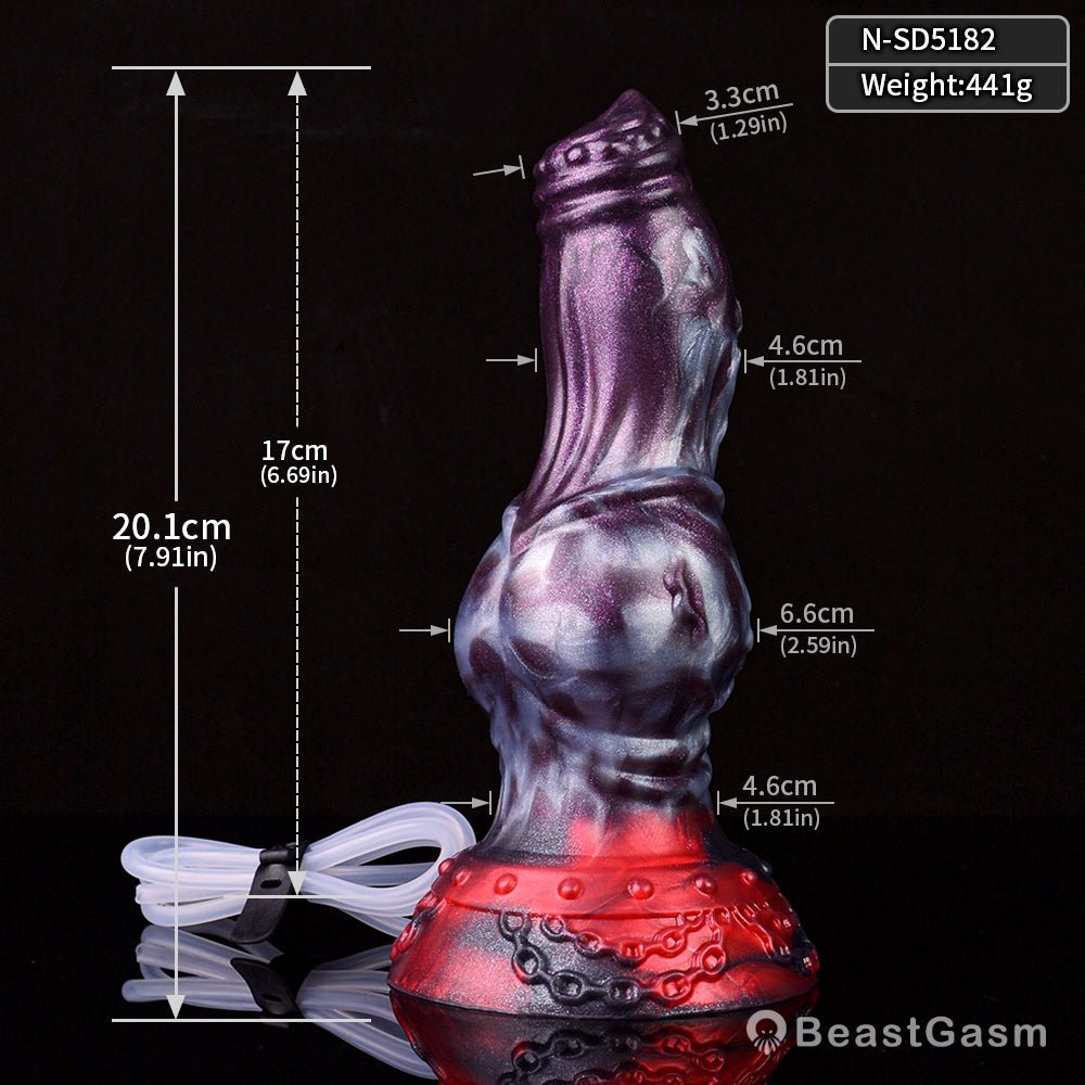 Dark Ice Monster Ejaculating Dildo - Barbegazi - BeastGasm