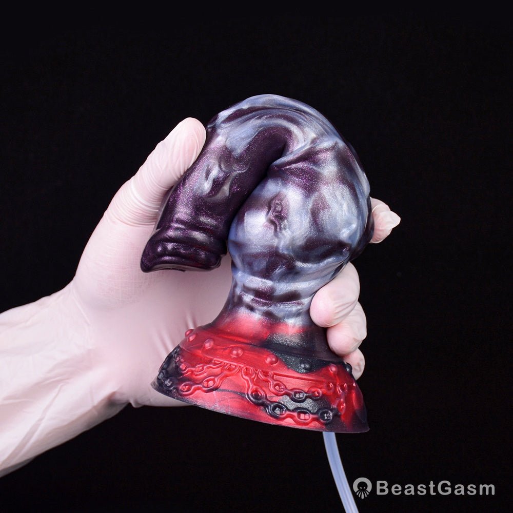 Dark Ice Monster Ejaculating Dildo - Barbegazi - BeastGasm