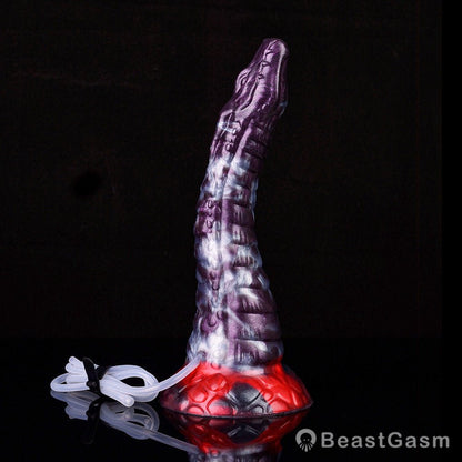 🐍 Dark Ice Monster Ejaculating Dildo - Jaculus - BeastGasm
