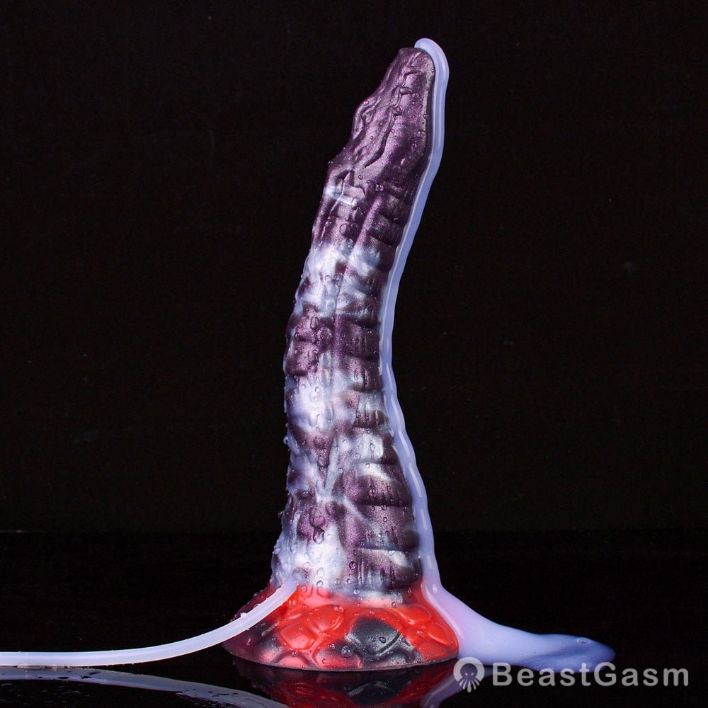 🐍 Dark Ice Monster Ejaculating Dildo - Jaculus - BeastGasm