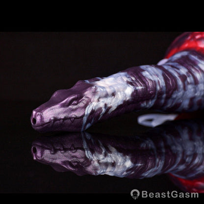🐍 Dark Ice Monster Ejaculating Dildo - Jaculus - BeastGasm