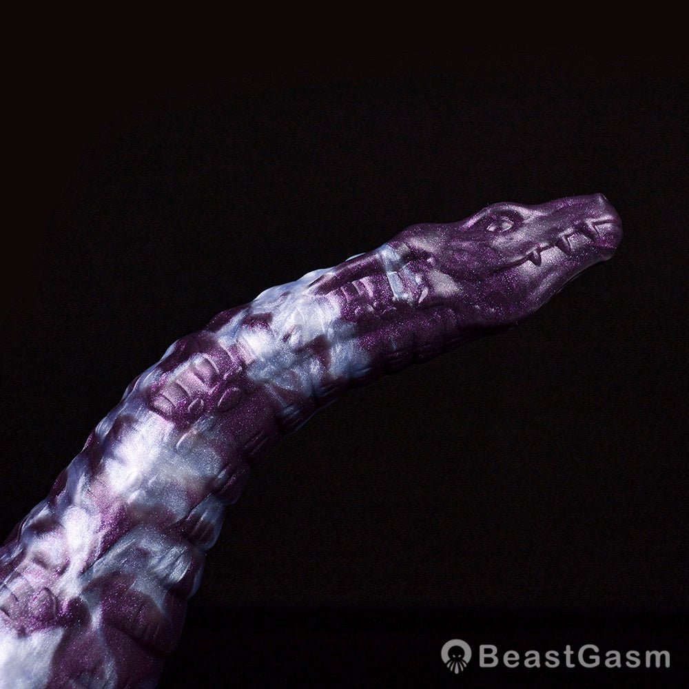 🐍 Dark Ice Monster Ejaculating Dildo - Jaculus - BeastGasm