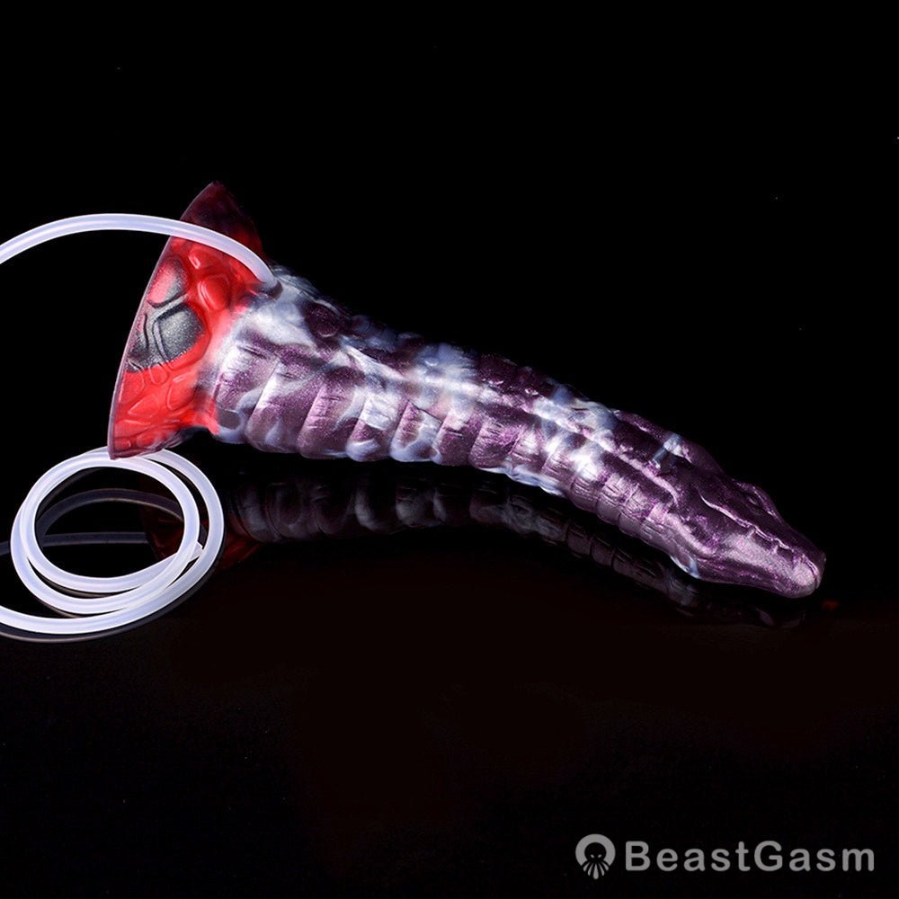 🐍 Dark Ice Monster Ejaculating Dildo - Jaculus - BeastGasm
