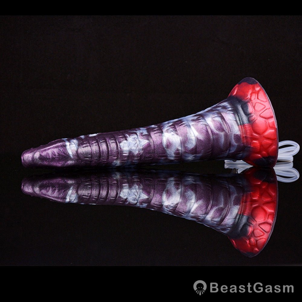 🐍 Dark Ice Monster Ejaculating Dildo - Jaculus - BeastGasm