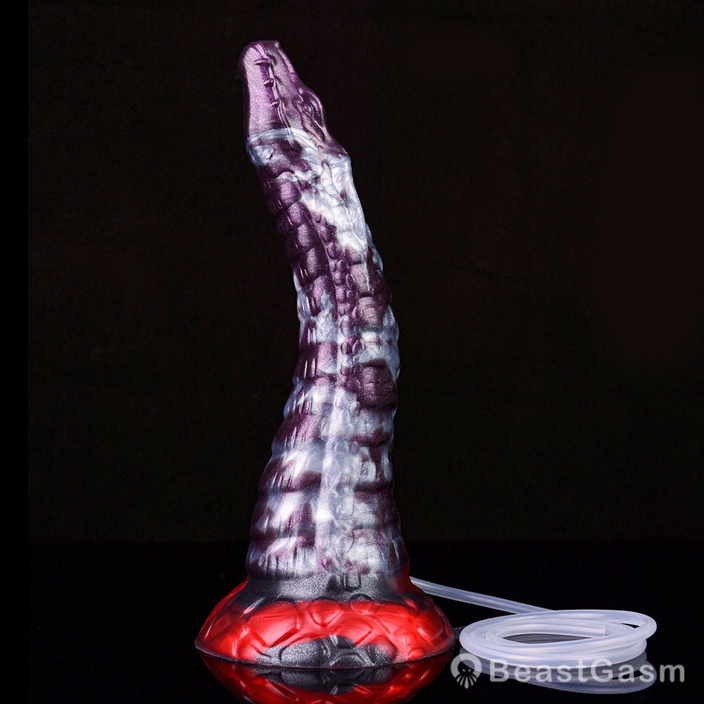🐍 Dark Ice Monster Ejaculating Dildo - Jaculus - BeastGasm
