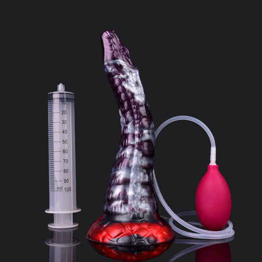 Dark Ice Monster Ejaculating Dildo - Jaculus - BeastGasm
