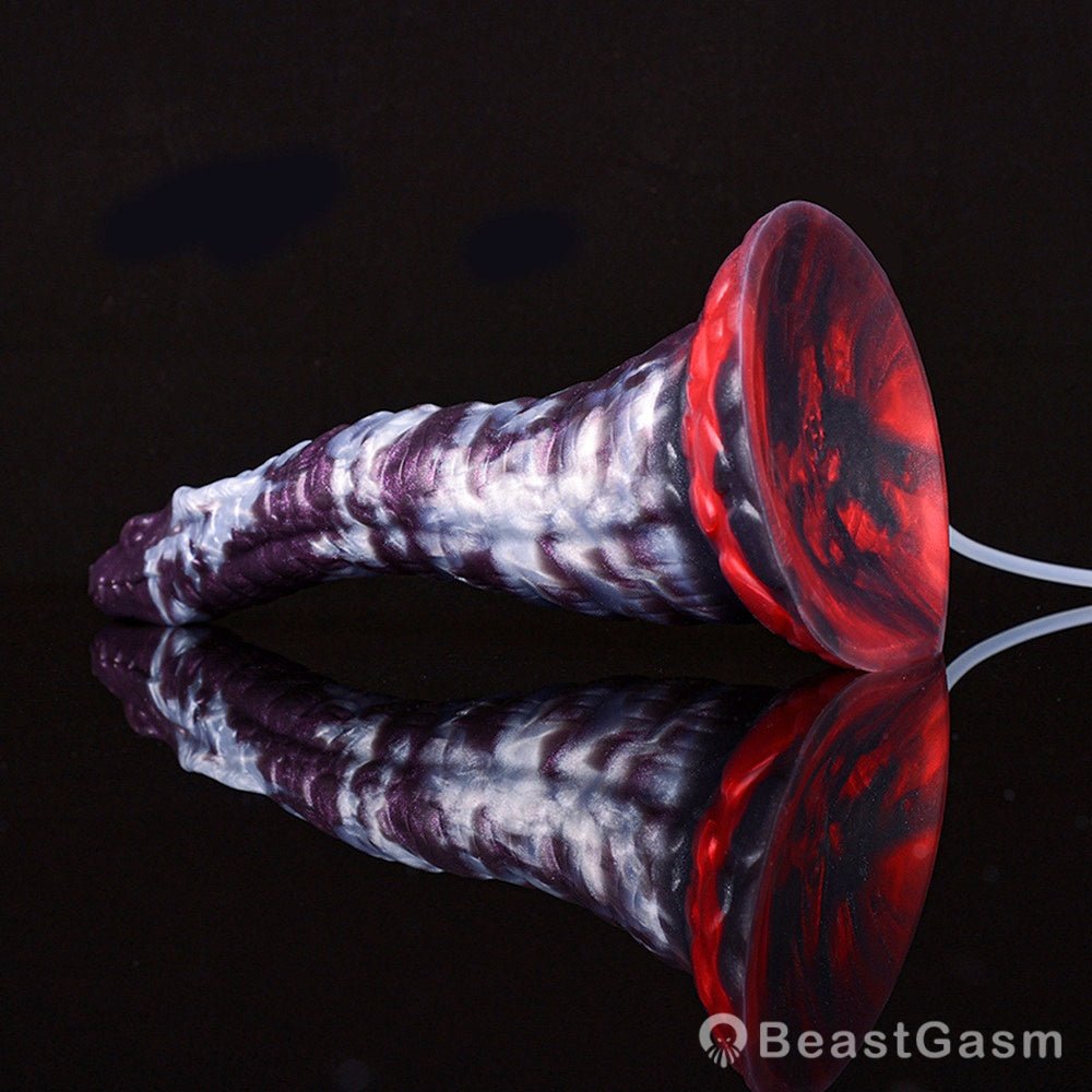 🐍 Dark Ice Monster Ejaculating Dildo - Jaculus - BeastGasm