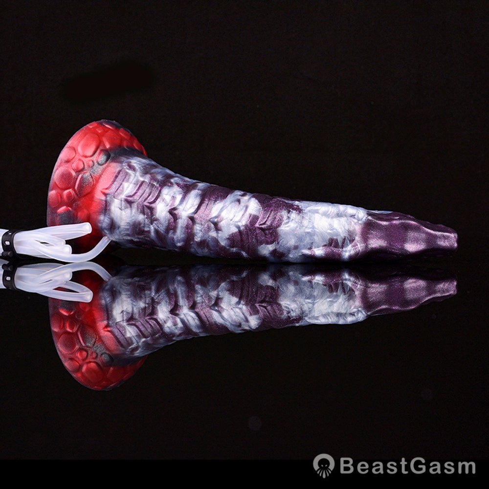 🐍 Dark Ice Monster Ejaculating Dildo - Jaculus - BeastGasm