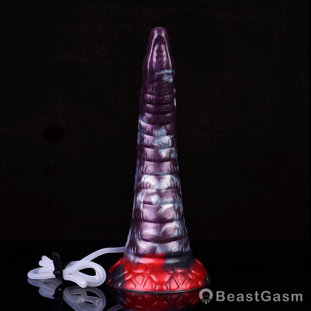 🐍 Dark Ice Monster Ejaculating Dildo - Jaculus - BeastGasm