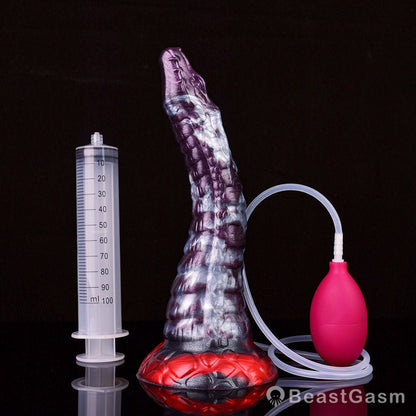 🐍 Dark Ice Monster Ejaculating Dildo - Jaculus - BeastGasm
