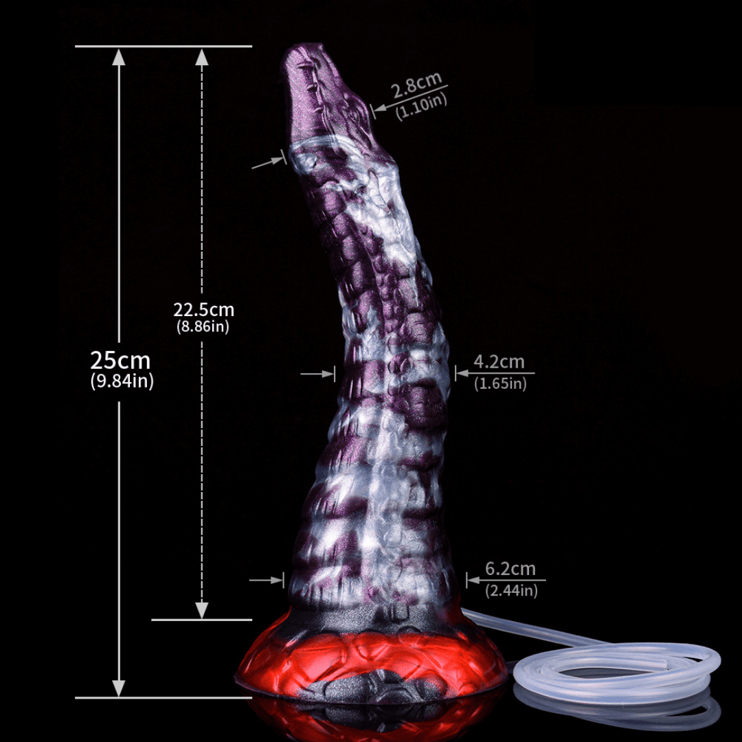 Dark Ice Monster Ejaculating Dildo - Jaculus - BeastGasm