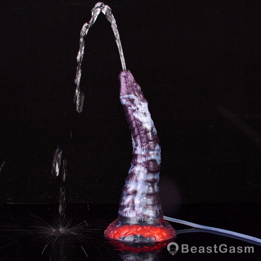 🐍 Dark Ice Monster Ejaculating Dildo - Jaculus - BeastGasm