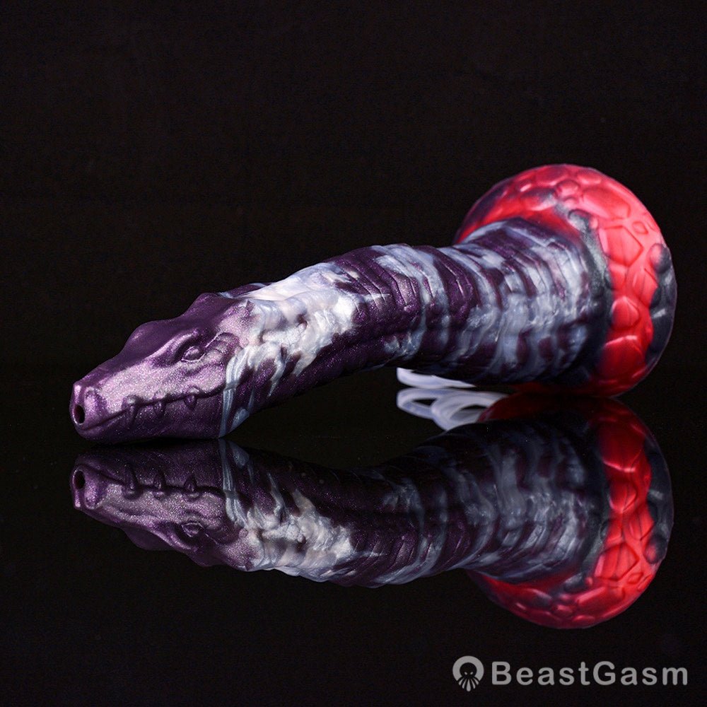 🐍 Dark Ice Monster Ejaculating Dildo - Jaculus - BeastGasm
