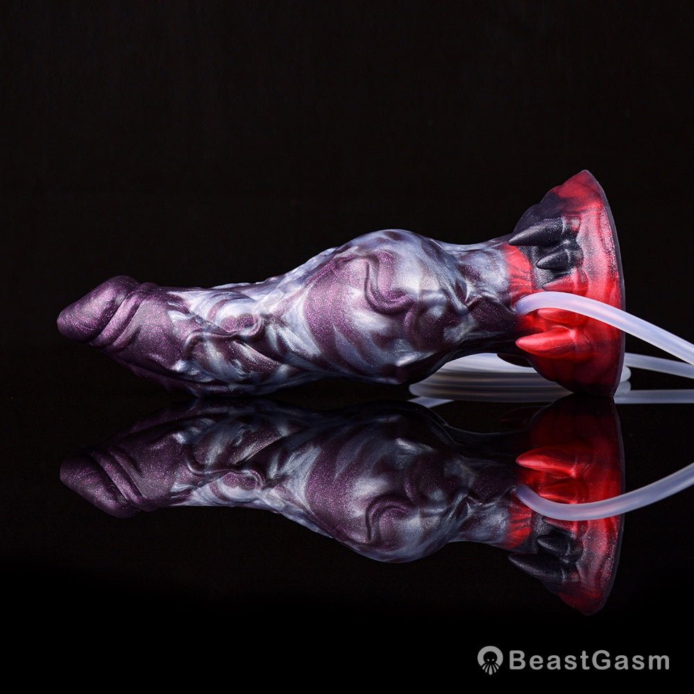 Dark Ice Monster Ejaculating Dildo - Manticore - BeastGasm