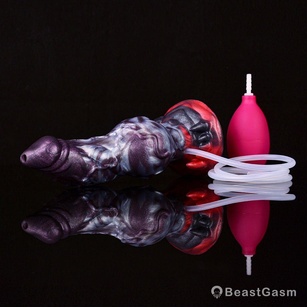 Dark Ice Monster Ejaculating Dildo - Manticore - BeastGasm