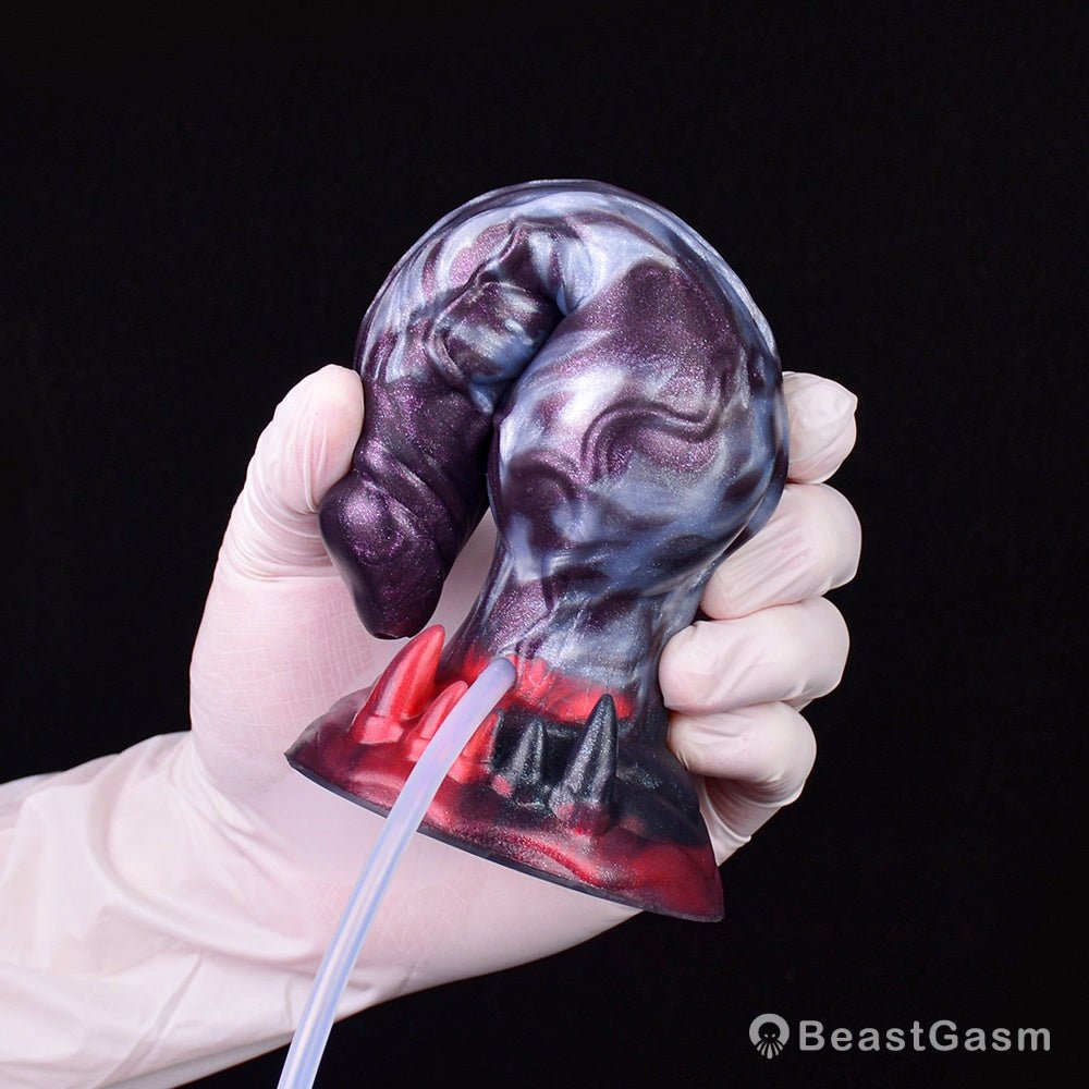 Dark Ice Monster Ejaculating Dildo - Manticore - BeastGasm
