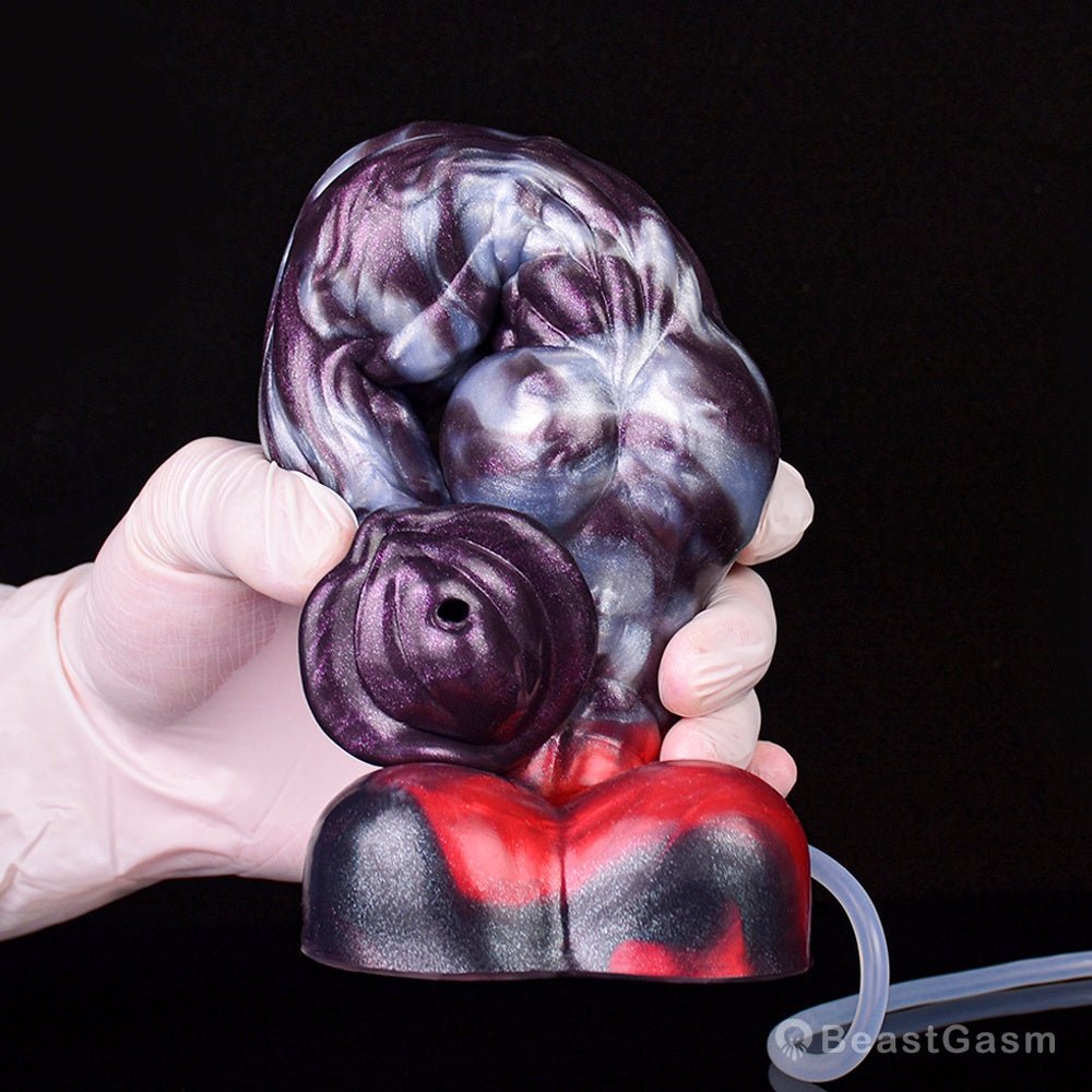 Dark Ice Monster Ejaculating Dildo - Zenyatta - BeastGasm