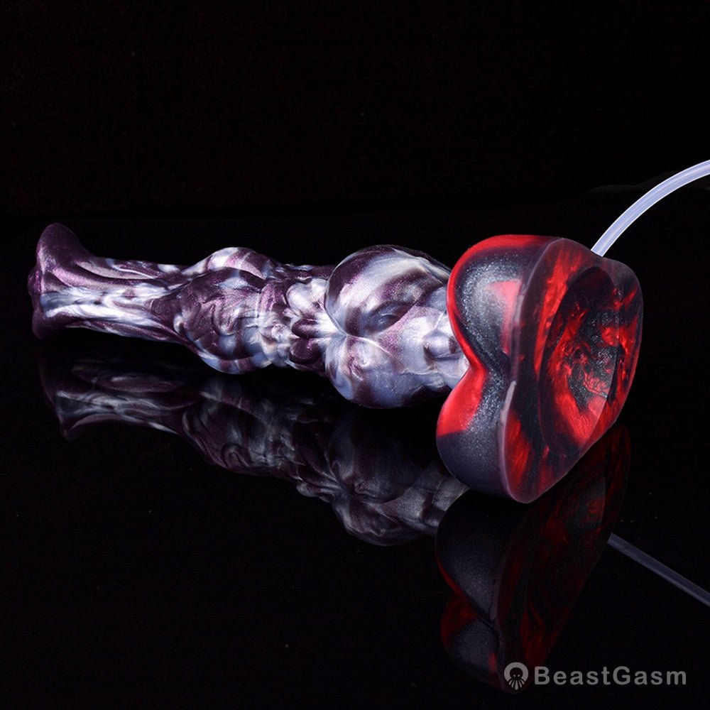 Dark Ice Monster Ejaculating Dildo - Zenyatta - BeastGasm