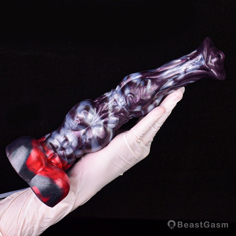 Dark Ice Monster Ejaculating Dildo - Zenyatta - BeastGasm