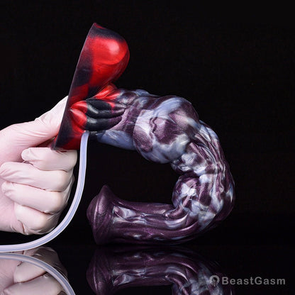 Dark Ice Monster Ejaculating Dildo - Zenyatta - BeastGasm