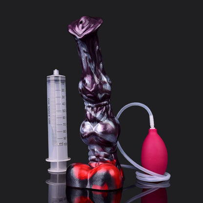 Dark Ice Monster Ejaculating Dildo - Zenyatta - BeastGasm