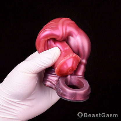 Dark Stallion Fantasy Knot Penis Sleeve – Thick & Textured 🐎🔥 - BeastGasm