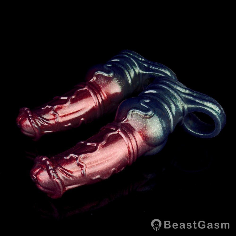 Dark Stallion Fantasy Knot Penis Sleeve – Thick & Textured 🐎🔥 - BeastGasm